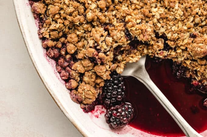 Blackberry crisp
